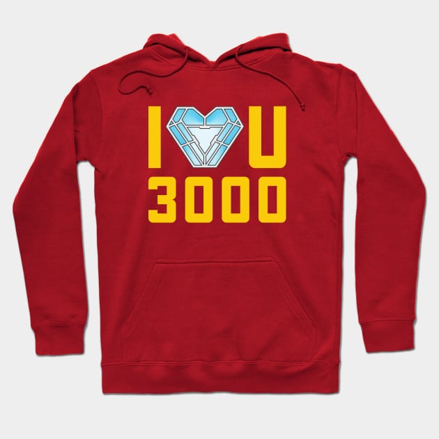 I LOVE YOU 3K! Hoodie by JRDesigns